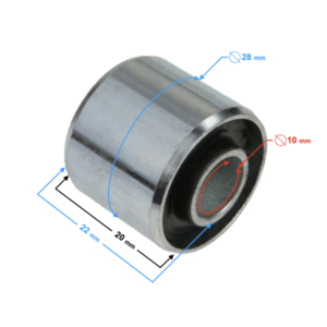 Tuleja Długość 22MM średnica wewnętrzna 10MM średnica zewnętrzna 28MM