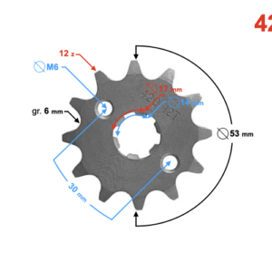 Zębatka zdawcza Moretti 12/420