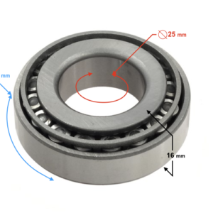 Łożysko kulkowe 30205