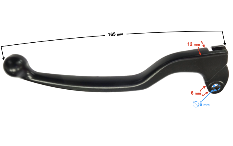 (HURT) Dźwignia ręczna sprzęgła do motoroweru Sprint 1