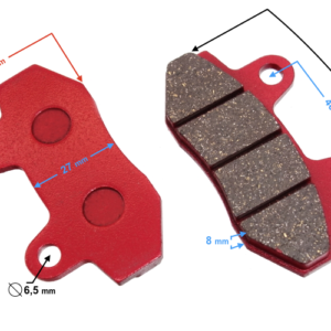 (HURT) Klocki hamulcowe przednie do skutera RS