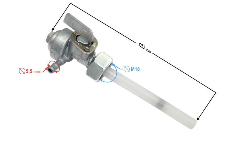 Kranik paliwa do motoroweru TZR50N