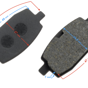 Klocki hamulcowe przednie do skutera Vapor