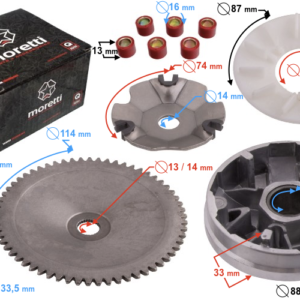 (HURT) Wariator Moretti do skutera Huragan 5
