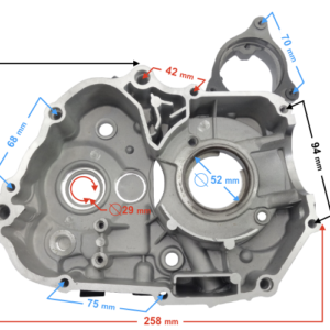 Karter silnika lewy do BTS 110 poziomego