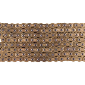 Łańcuch napędu Moretti 428H-130 (bez o-ring), złoty, do motoroweru