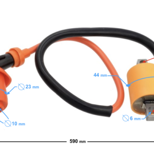 Cewka WN do motoroweru 4T / kolor czerwony