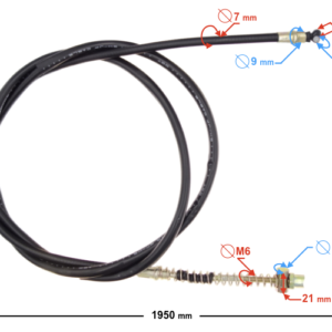 Linka hamulca tylnego do skutera Falcon 2