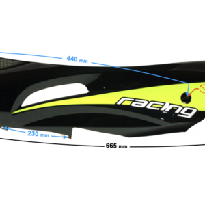Obudowa progowa lewa zielona lakierowana  Falcon 125 2