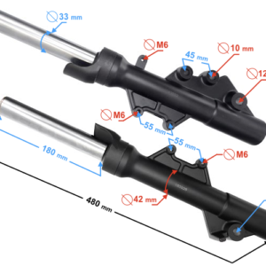 Amortyzatory przód B-Max 125