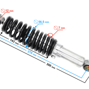Amortyzator tył Cross 110cc