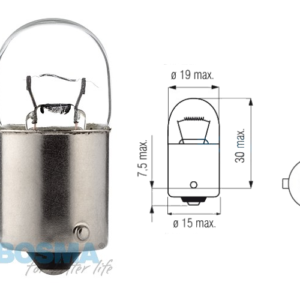 Żarówka BOSMA 12V 10W BA15s R10W (1611) OPAK.10 SZT.