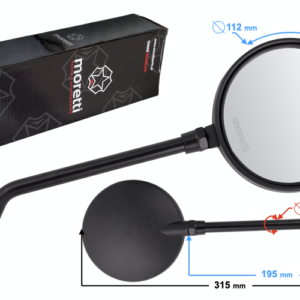 Lusterka R+R do motocykla  (średnica gwintu 10mm) z homologacją