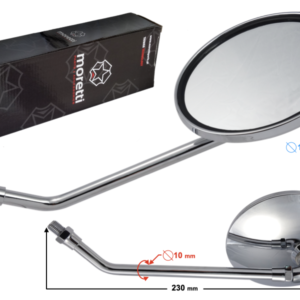 Lusterka R+R do motocykla  (średnica gwintu 10mm) z homologacją