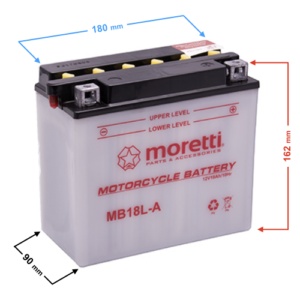 Akumulator Moretti MB18L-A kwasowo-ołowiowy