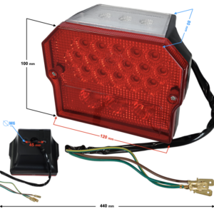 Lampa tylna do motocykla MZ LED