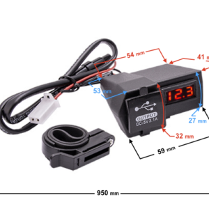 Gniazdo USB na kierownicę motocykla