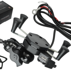 Uchwyt motocyklowy na telefon z USB