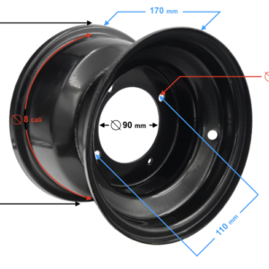 Felga tylna 8 cali ATV Eagle i Force
