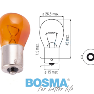 Żarówka BOSMA 12V 21W (0287) 10 szt.