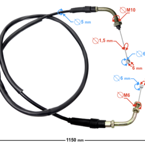 (HURT) Linka gazu do Classic 125 na wtrysk