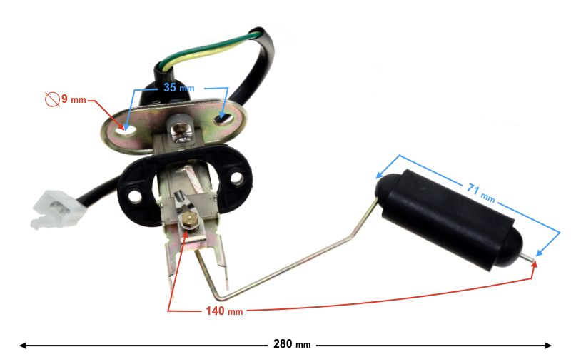 Czujnik poziomu paliwa Cafe Racer 50