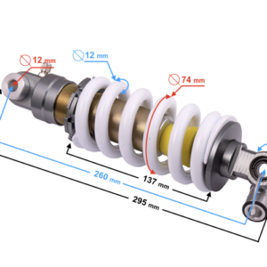 Amortyzator tył ATV Mikilon