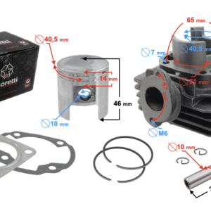 Cylinder do skutera 2T 50cc, TGB/Suzuki
