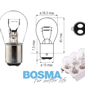 Żarówki BOSMA 12V 21/5W BAY15d P21/5W (1574) 10 szt.