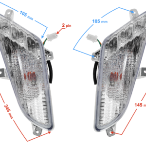 Kierunkowskazy przednie do skutera Tres