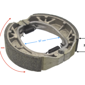 (HURT) Szczęki hamulca tylnego do skutera Tres