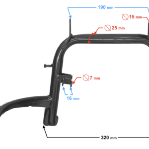 Podpora centralna do skutera E-Max