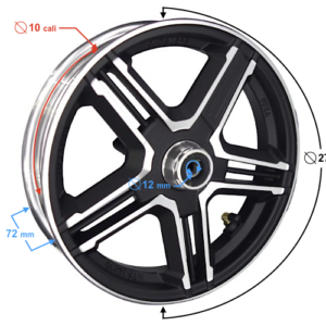 Felga przód 2,15-10  E Energy