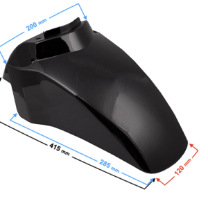 Obudowa błotnik przedni, do skutera Tres Czarny