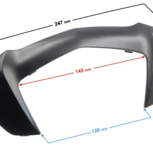 Dekor obudowy oparcia do skutera grafitowa E-Max/E-max ONE/E-max lit-ion