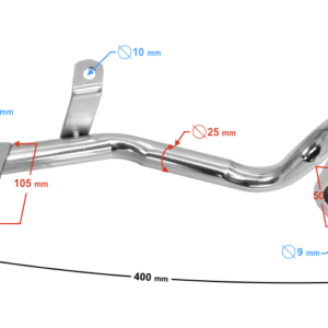 Kolektor tłumika GY6 50cc