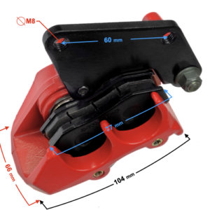 Zacisk hamulcowy do motoroweru FR 2
