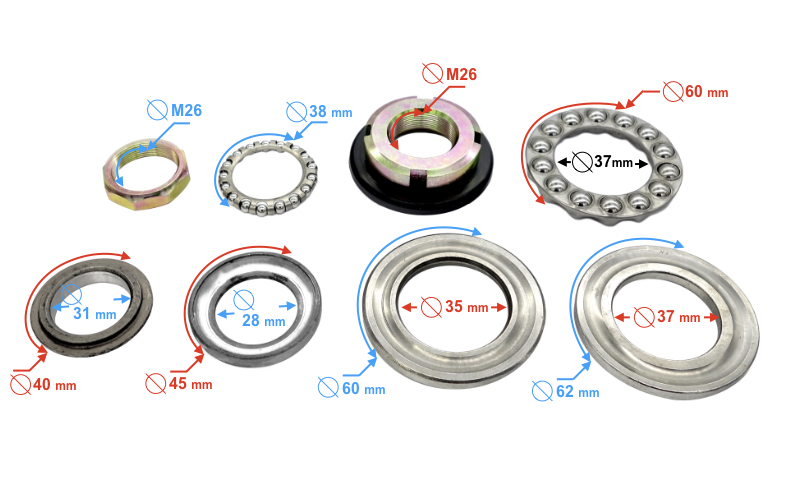 Mocowania sztycy Falcon 125 2 E4