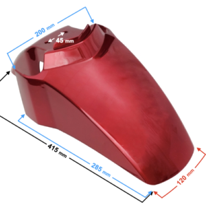 Obudowa błotnik przedni skuter Tres czerwony
