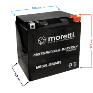 Akumulator Moretti 12V AGM MB30L-BS 30Ah / MTX30L-BS