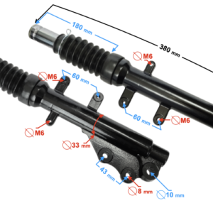 Amortyzatory przód Scalpel 50