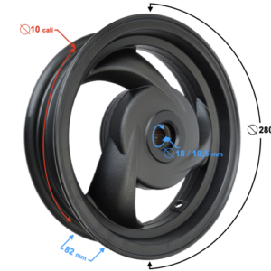 Felga tył 2,5-10 hamulec bębnowy Scalpel 50