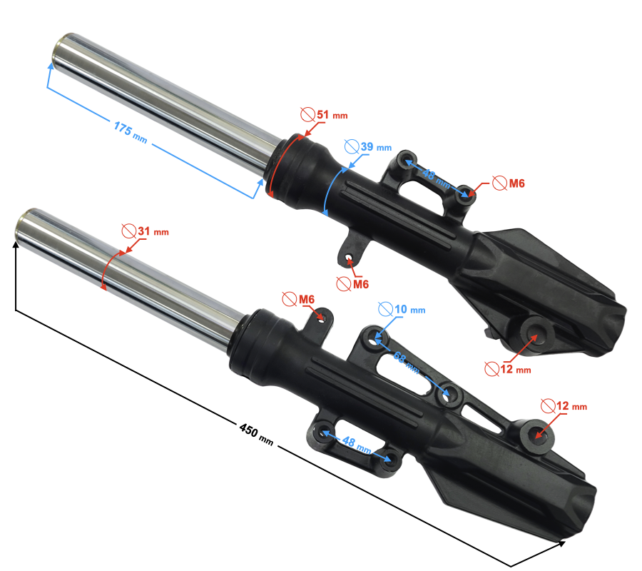 Amortyzator przód Energy