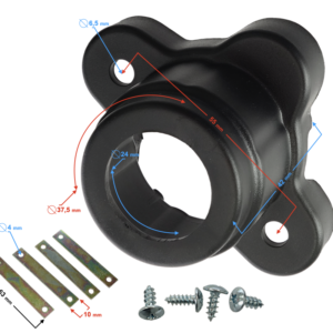 Osłona zamka elektrycznego Cafe Racer