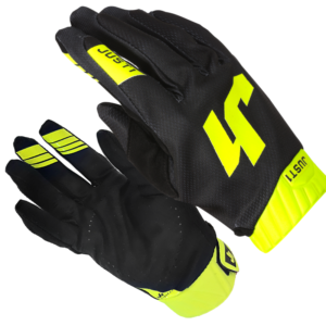 Rękawice motocyklowe JUST1 J-FLEX 2.0 BLACK YELLOW FLUO rozmiar M