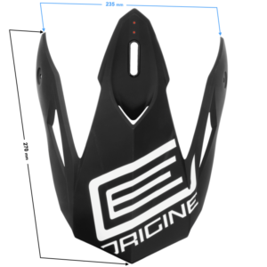 Daszek kasku ORIGINE HERO PEAK MX black-white