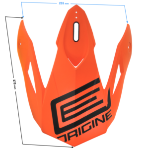 Daszek kasku ORIGINE HERO PEAK MX  fluo orange-black