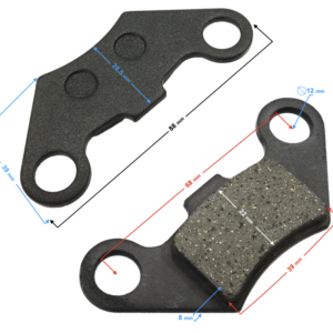 Klocki hamulcowe 88mm x 38mm