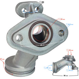 Króciec ssący 2 Scalpel 50