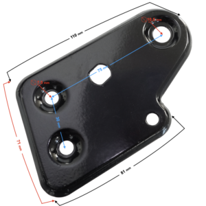 Wspornik reflektora lewy cz.1 do Volcano 50